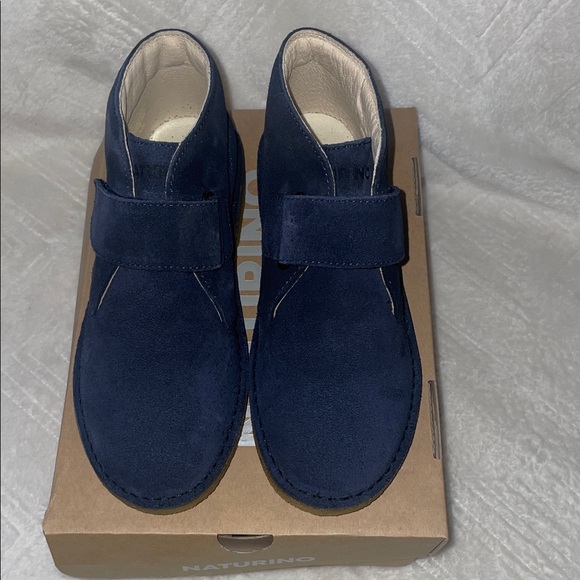 NWT NATURINO CHOCO Suede Desert Boots in Blue - Picture 9 of 15